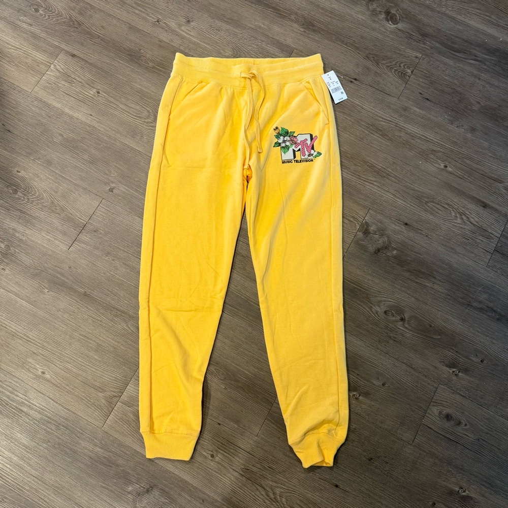 Viacom MTV  Women’s S Yellow Joggers